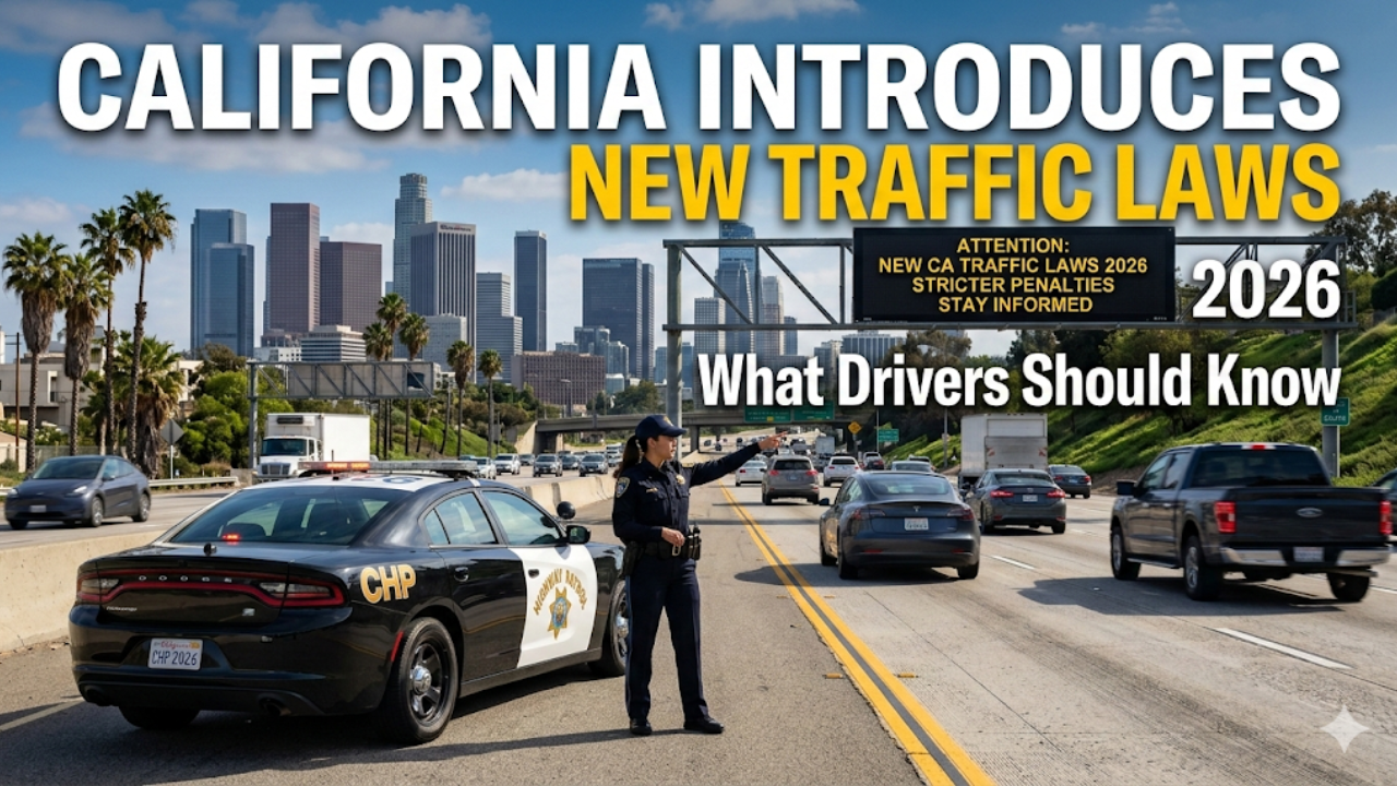 California Introduces New Traffic Laws in 2026 – What Drivers Should Know